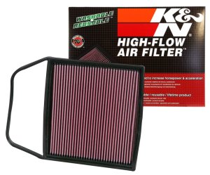 BMW 135i Drop In Air Filter - K&N Engineering - High-Flow - `06-`09 BMW 135i Drop In Air Filter - K&N Engineering - High-Flow - `06-`09